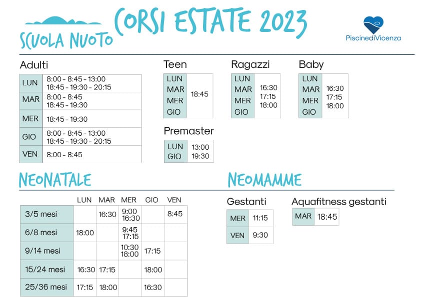 corsi estate 2023